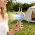 thumbnail image 4 of Mini Portable Fan, Adjustable Speed Powerful Handheld Fan, Battery Operated Cute Design Personal Small Fan, USB Rechargeable Makeup Eyelash Hand Fan Travel Essentials for Women Men Girls, 4 of 6