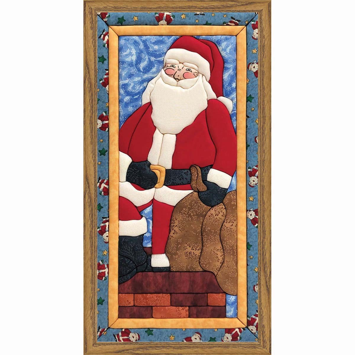 Rooftop Santa Quilt Magic Kit, 9.5" x 19"