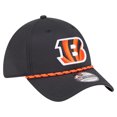 thumbnail image 3 of Men's New Era Black Cincinnati Bengals Perforated 39THIRTY Flex Hat, 3 of 5