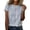 Blue, variant on Duoif Women's Striped Round Neck Short Sleeve T Shirt Casual Loose Top Spring Summer 2026, Blue, L