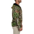 thumbnail image 3 of Mossy Oak Men's Long Sleeve Half-Zip Turkey Hunting Performance Camo Hoodie Pullover, Mossy Oak Obsession, Sizes S-3XL, 3 of 11