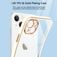 thumbnail image 4 of Case Compatible with iPhone 13 Case Crystal Clear Transparent Design Back Bumper Shockproof Slim Fit Soft TPU Silicone Protective Phone Case Cover for iPhone 13, White, 4 of 14