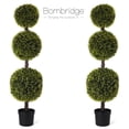 thumbnail image 5 of Bornbridge - Artificial Yellow Cypress Topiary Ball Tree - 4' - Lifelike Indoor/Outdoor Boxwood Plant (2 Pack), 5 of 5