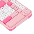 thumbnail image 4 of Wireless Bluetooth Keyboard and Mouse Combo Dual Mode 100 Keys Gaming Keyboard 1600DPI Mouse Set for PCs Laptops Pink, 4 of 4