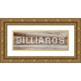 thumbnail image 1 of Murdock, Ramona 32x13 Gold Ornate Wood Framed with Double Matting Museum Art Print Titled - Billiards, 1 of 4