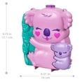thumbnail image 5 of Polly Pocket 2-in-1 Koala Purse Travel Toy with 2 Micro Dolls, 1 Toy Car and 5 Animals, 5 of 7