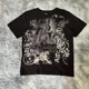 thumbnail image 1 of Camiseta de manga corta con estampado de calavera y Cruz para mujer, camisa de cuello redondo, estilo Hip Hop, gótico, Y2K, 1 of 3