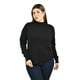 thumbnail image 1 of Blusa tejida de cuello alto Tallas Extras, 0248 (Negro) negro 40, 1 of 6