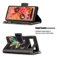 thumbnail image 2 of Wallet Pixel 6 Case Zipper Purse Embossed Pattern Premium Leather Wallet Cover Flip Stand Card Slots Holder Magnetic with Wrist Strap Case for Google Pixel 6, Big Butterfly, 2 of 9