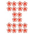 thumbnail image 3 of ZheElen Premium Arc Arc Corde Stabilisateur Amortisseurs de Vibrations Performance Améliorée Rouge 5Set, 3 of 6