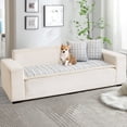 thumbnail image 5 of CJC Plush Couch Sofa Cover for Pet Dogs Washable Non-Slip Couch Covers for 3 Cushion Sofa Pet Friendly (Gray, 27.6" x 70.9"/70 x 180cm), 5 of 12