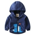 thumbnail image 2 of SILVERCELL 12M-6T Toddler Boys Cartoon Hooded Coats Jackets Kids Zipper Blazer Windbreaker Outerwear, 2 of 8