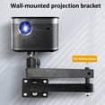 thumbnail image 2 of 3X Foldable Projector Wall Mount Universal Adjustable Ceiling Wall Projector Mount Stand Projectors Bracket Support, 2 of 8