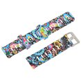 thumbnail image 3 of M Buder Silicone Band Compatible for Amazfit GTR 3 / GTR 2 / Bip S / Bip U, 20mm Replacement Elastic Sport Strap Bracelet, Peacock Pattern (Unisex), 3 of 9