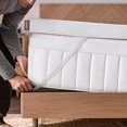 thumbnail image 4 of Tempur-Pedic TEMPUR-Adapt Surmatelas + Rafraîchissant 3 Pouces pour Lit Grand, Mousse Premium de Luxe Moyen, Housse Lavable, Surmatelas Rafraîchissant Moyen, Blanc, 4 of 12