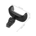 thumbnail image 3 of Shisuyan 2pcs Car Phone Holder: 360° Rotatable Air Vent Cellphone Rack - Universal Car Phone Mount for Dashboard - Hands-Free Mobile Holder for Safe Driving, 3 of 8