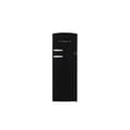 thumbnail image 1 of Classic Retro 7.5 cu ft Top Mount Refrigerator in Matte Black, 1 of 7