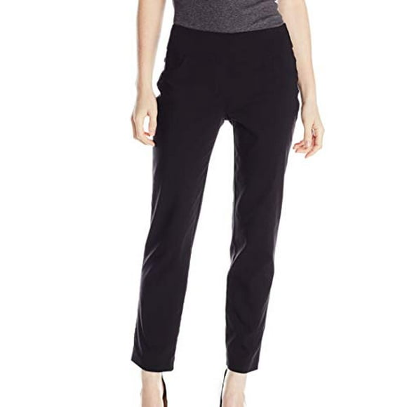 Ruby Rd. womens Pull-on Solar Millennium Tech Super Stretch Pants, Black, 12 US