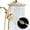 Gold, variant on INAVAMZ 12 inch Rain Shower Head and Handheld Combo, High Pressure Shower, 3+8+1 Spray Modes, Magnetic Dock, Power Jet, Anti-Clog Nozzles, 60" Hose, Black