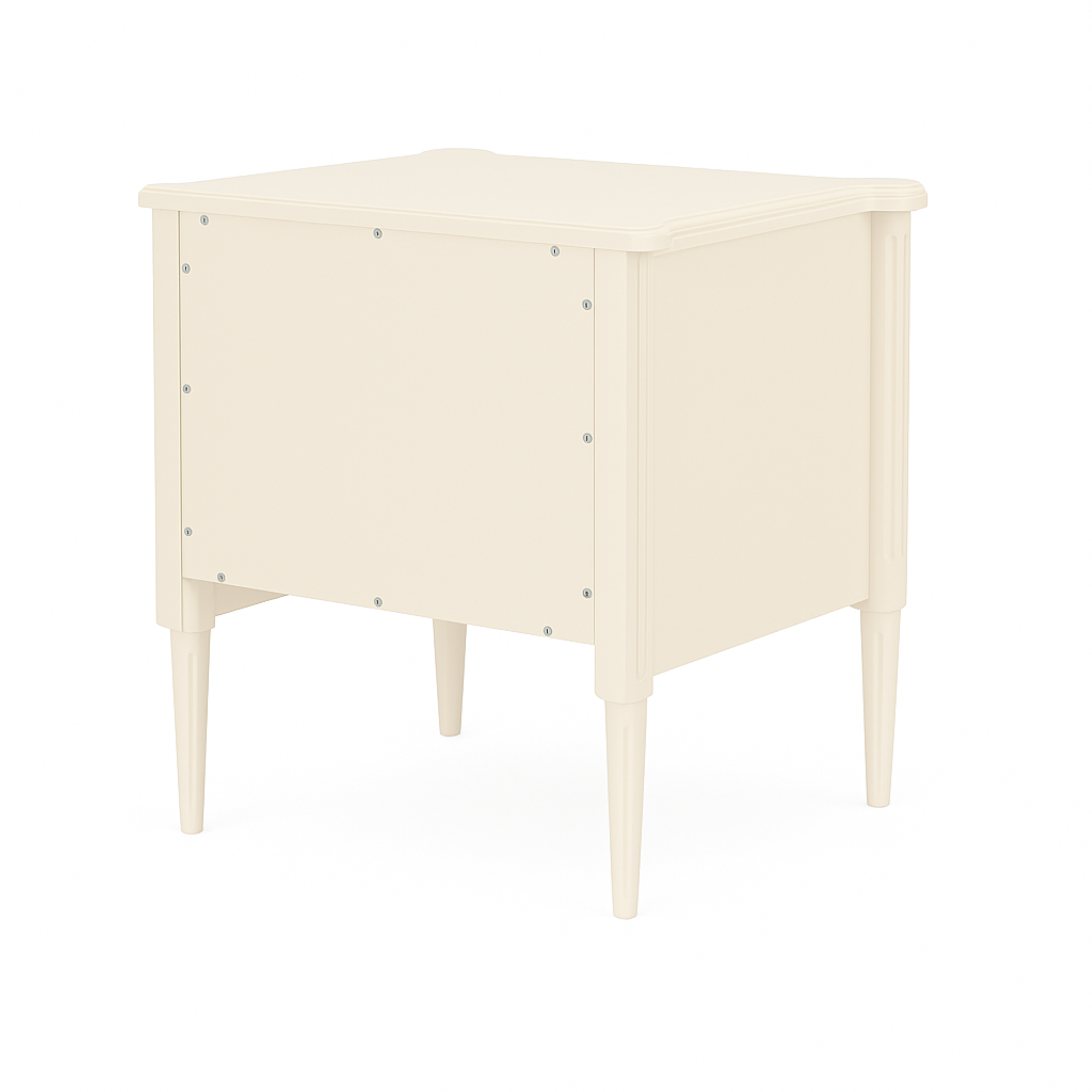 Design House Oxford Traditional End Tables/Nightstands and Chest Set, Antique White