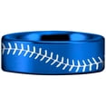 thumbnail image 5 of Tungsten Baseball Stitch Ring, 5 of 6