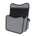 thumbnail image 4 of Bolsa organizadora para asiento trasero de coche, bolsa de almacenamiento de gran capacidad, bolsillo de red para piezas de coche. Gris, 4 of 8