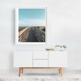 thumbnail image 2 of Long Beach Path - Long Beach New York Photography Beach Coast Nature Ocean Minimalist Scenic Landscape White Framed Wall Art Print 6 x 8 inches, 2 of 3