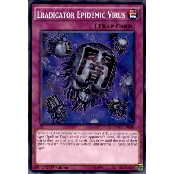YuGiOh Master of Pendulum Structure Deck Common Eradicator Epidemic Virus SDMP-EN040