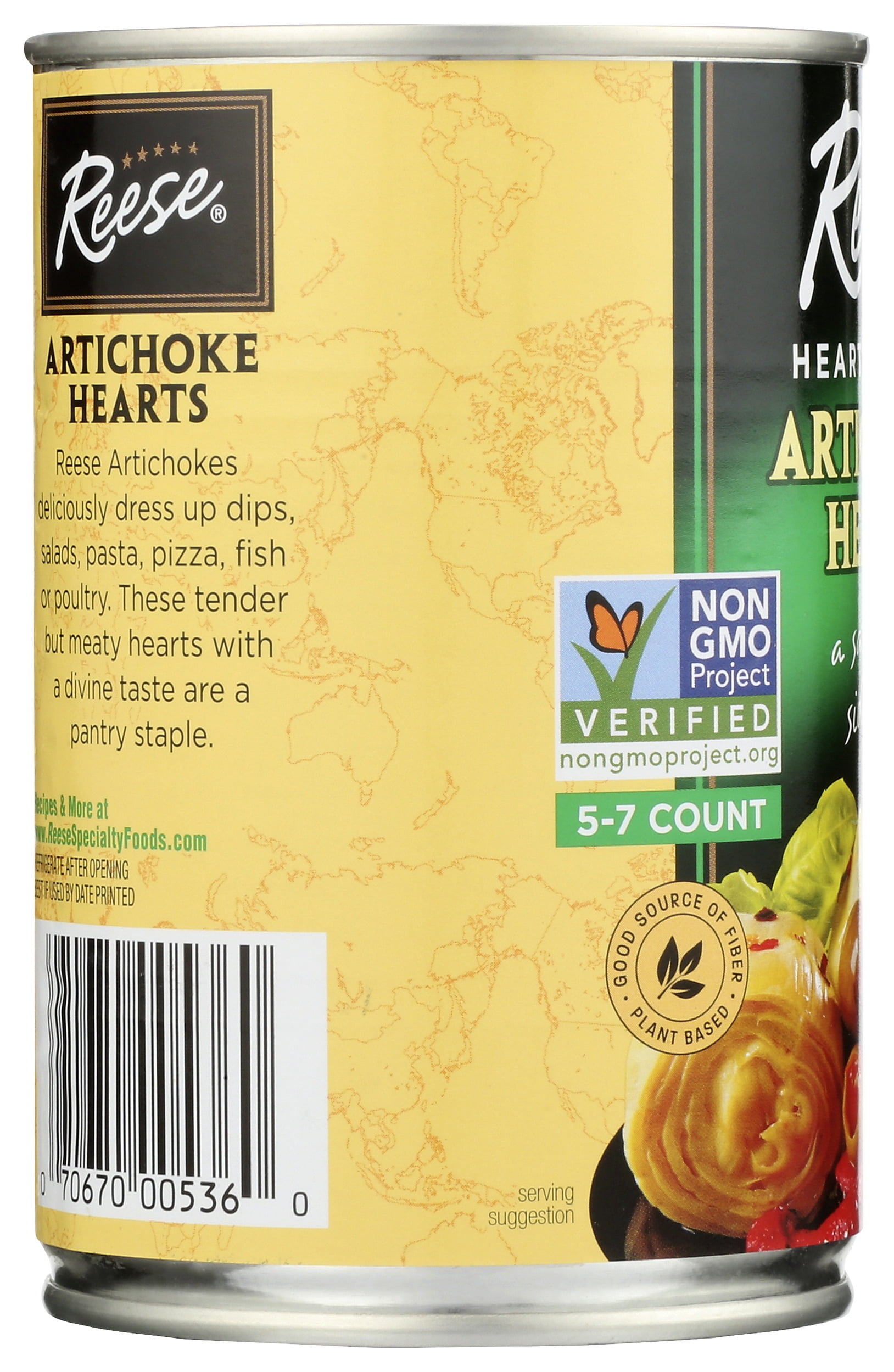 Pack of 12, Reese Hearty Large Artichoke Hearts, 14 oz