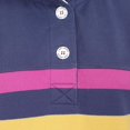 thumbnail image 3 of Lazy Jacks Womens Striped Button Neck Sweatshirt, 3 of 5
