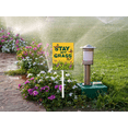thumbnail image 6 of Eveokoki Stay Off Grass Sign with Metal Stakes, 7"x 8.8" Stay Off Grass Aluminum Signs for Yard, Weatherproof, Sturdy, 6 of 6