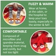 thumbnail image 5 of Women's Cute Fuzzy Cozy Super Warm Christmas Xmas Animal Indoor Outdoor Cabin Crew Home Socks, 3 Pairs, 03 Snow Cloud, 5 of 6