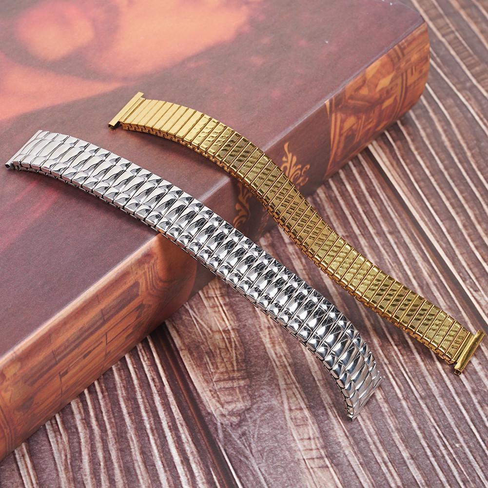 12-20 MM Stretch Expansion Stainless Steel Watch Band Bracelet Strap K3D2 - image 5 of 9