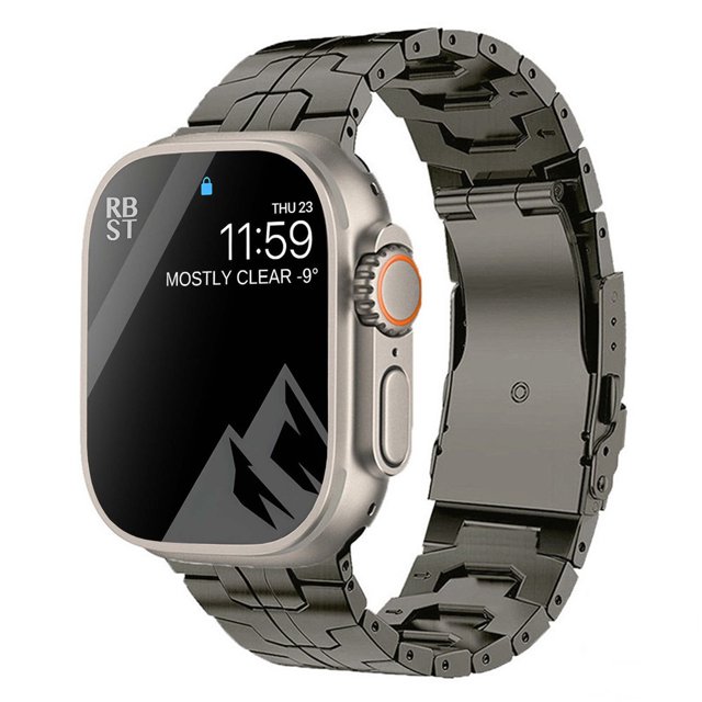 Correa de reloj de acero inoxidable compatible con la correa Apple Watch s8ultra 38/40/41MM/42/44/45/49MM Correa de acero inoxidable compatible con Apple Watch s8ultra 38/40/41MM/42/44/45/49MM gris (