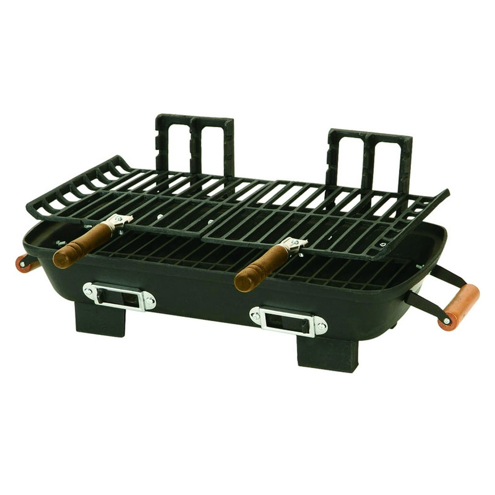 Kay Home 30052 10" X 18" Cast Iron Charcoal Hibachi Grill