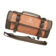 thumbnail image 1 of Bolsa de herramientas con ruedas multifunción, estuche ozador, bolsa de almacenamiento, maleta, bolsa plegable para carpintero, fontanero, marrón DYNWAVEMX Estuche de bolsa enrollable, 1 of 8