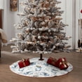 thumbnail image 5 of Salouo Music Shark Christmas Tree Skirt 36" Farmhouse Christmas Decorations Snowman Xmas Tree Skirt Tree Mat for Holiday Party Decor, 5 of 8