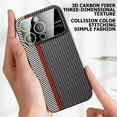 thumbnail image 3 of Jiahe Cover for iPhone 12 Pro Max, Slim Shockproof TPU Bumper Camera Lens Protector Case,Lightweight Anti-Scratch Carbon Fiber Hard PC Case Cover, C, 3 of 6