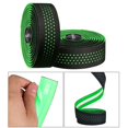 thumbnail image 4 of 2x EVA PU Cintas suaves para manillar de bicicleta de carretera Envolturas de mango cómodas Antideslizantes Antideslizantes Verde, 4 of 9
