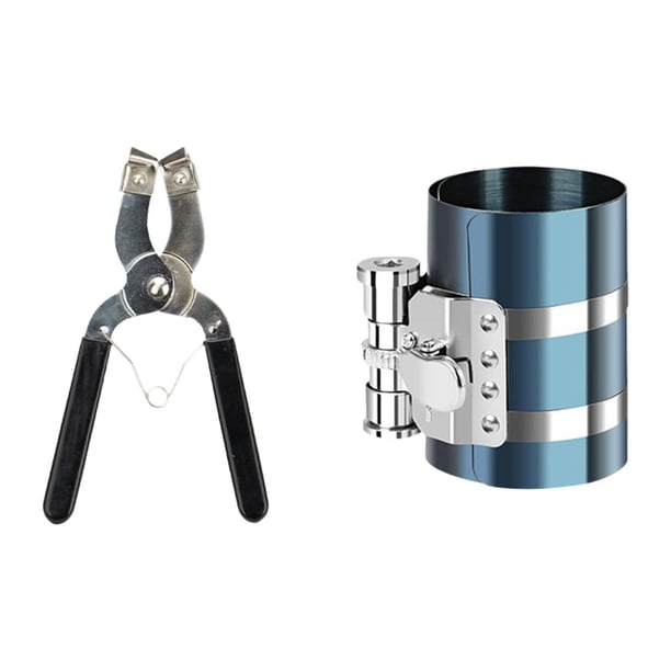 Kit de herramientas ajustables de acero para la instalación y extracción de anillos de pistón de motores de automóviles, para mecánicos. 3 pulgadas