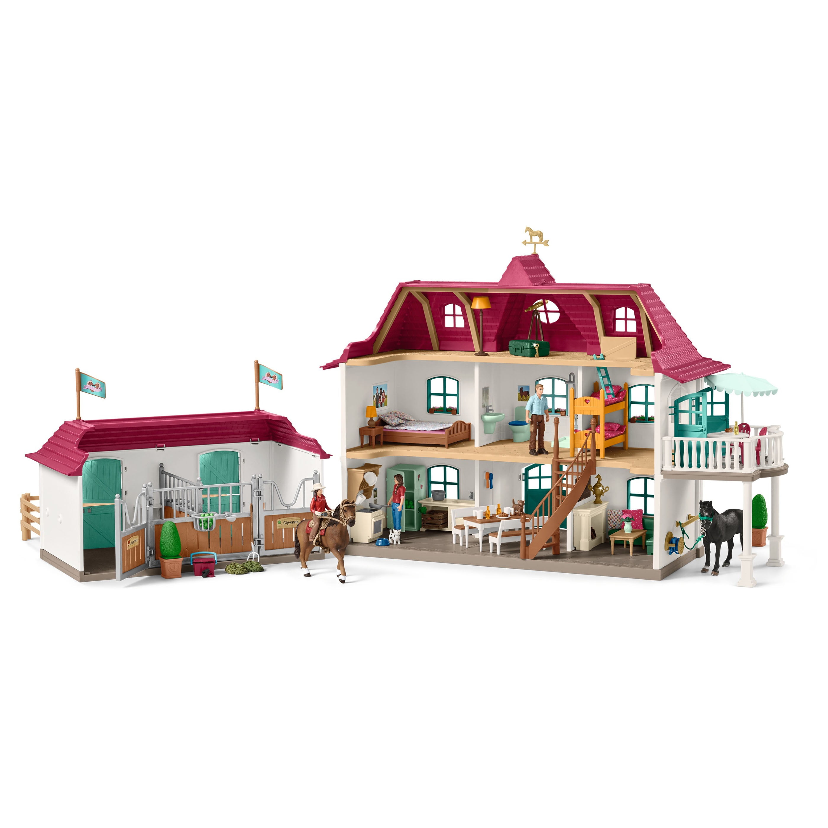 Schleich 42416 Large Horse Stable with House & Stable NEW!! 