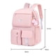 thumbnail image 1 of Bolsa Mochilas lindas para niñas Hit Color Mochila para niños de estudiantes de secundaria (rosa) Likrtyny Para Estrenar, 1 of 8