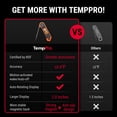 thumbnail image 3 of TempPro TP19H Waterproof Digital Meat Thermometer for Grilling with Ambidextrous Backlit and Motion Sensing Kitchen Cooking Food Thermometer for BBQ Grill Smoker Oil Fry Candy Thermometer (Formerly T, 3 of 11