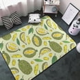 thumbnail image 3 of Area Rugs For Living Room Decor - Cute Sweet Durian Anti Slip Throw Washable Rugs 3x5 For Bedroom, Soft Indoor Carpet For Bedroom Living Room 60x39In, 3 of 5