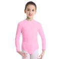 thumbnail image 3 of vastwit Long Sleeve Gymnastics Leotards for Kids Girls Ballet Dance Athletic Jumpsuit Dancewear Pink M, 3 of 7