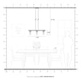 thumbnail image 3 of Livex Lighting - Carson - 3 Light Linear Chandelier In Contemporary Style-15, 3 of 10