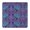 Purple and Blue, variant on White Cow Bow Pattern Square Fitted Tablecloth with Elastic Edge,Square Table Cover,Washable Elastic Table Cover for Home Kitchen Party Decor 34in(86cm)