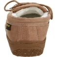thumbnail image 3 of Old Friend Women's Kentucky Acrylic Fleece Lined Slippers 548151 (Chestnut, 6), 3 of 7