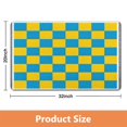 thumbnail image 5 of 20x32in Checkered Rug Runner | Absorbent, Long Bathroom Mat | Soft, Non-Slip Large Bath Mat | Ideal for Bathroom Bathtub Hallway, 5 of 5