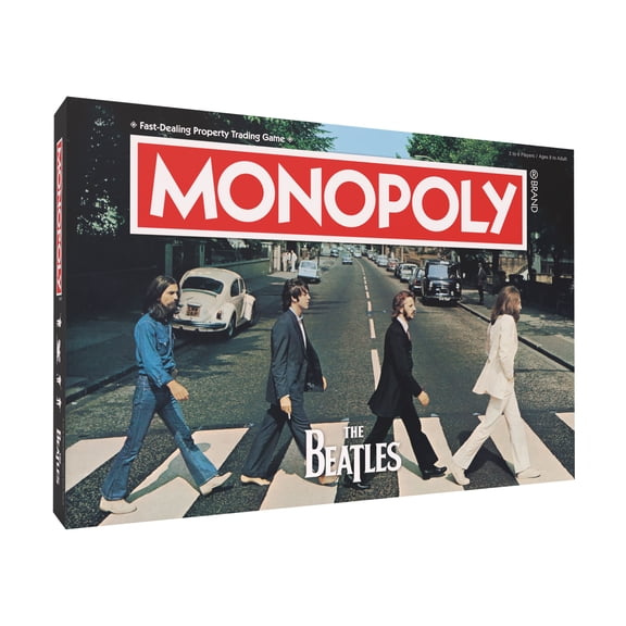 MONOPOLY: The Beatles - Collectible Licensed Edition, Strategy Board Game, Based On The Iconic Rock Band's Discography, Family Ages 8 , 2-6 Players